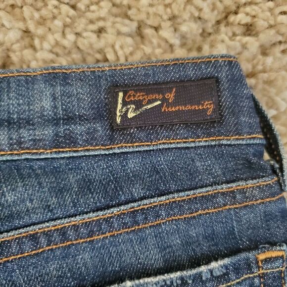 Vintage Citizens of Humanity Kelly #001 Stretch Low Waist Bootcut Jeans - Picture 7 of 12